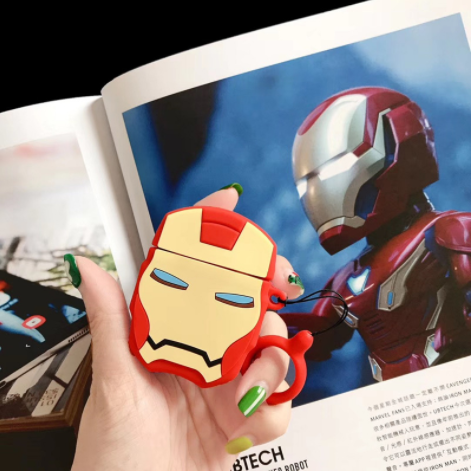 Iron Man Silicone AirPods Case - phosos store