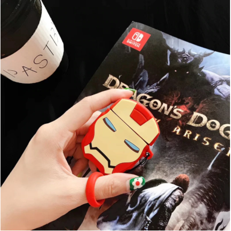 Iron Man Silicone AirPods Case - phosos store
