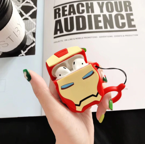 Iron Man Silicone AirPods Case - phosos store