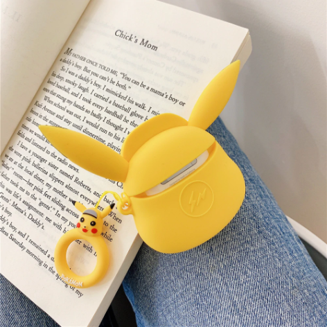 Lucky Hat Pikachu Silicone AirPods Case - phosos store