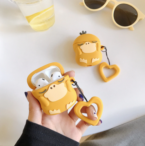 Sleeping Psyduck Silicone AirPods Case - phosos store