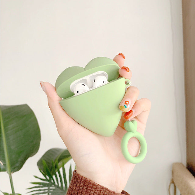 Love Heart Silicone AirPod Cases - phosos store