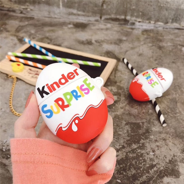 Kinder Surprise Silicone AirPods Case - phosos store
