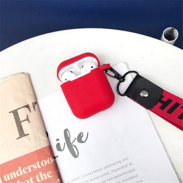 Off-White Protective AirPods Case - phosos store