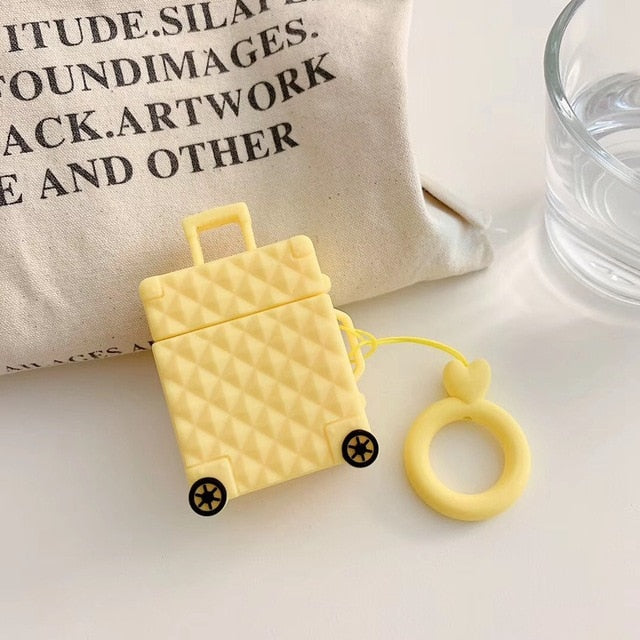 Cute Luggage Silicone AirPod Cases - phosos store