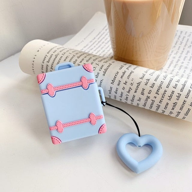 Cute Luggage Silicone AirPod Cases - phosos store
