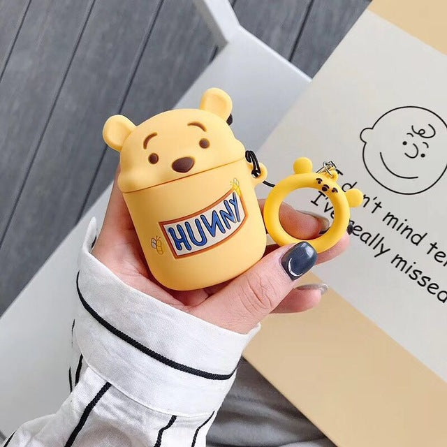 Winnie and Tigger Silicone AirPod Cases - phosos store