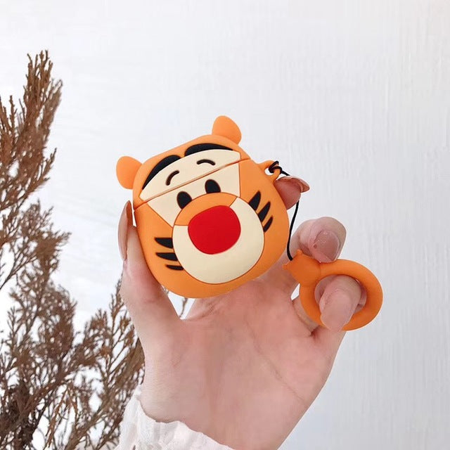 Winnie and Tigger Silicone AirPod Cases - phosos store