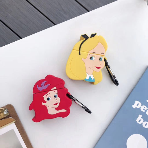 Ariel and Alice Silicone AirPod Case - phosos store