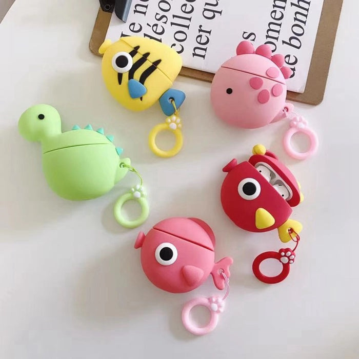 Cute Animals Silicone AirPod Cases - phosos store