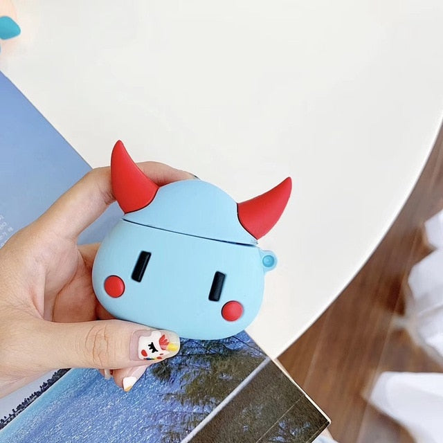Cute Monster Silicone AirPods Case - phosos store