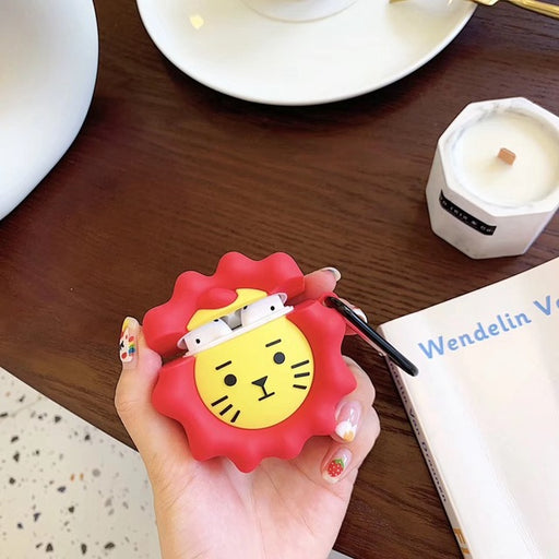 Shy Lion Silicone AirPods Case - phosos store