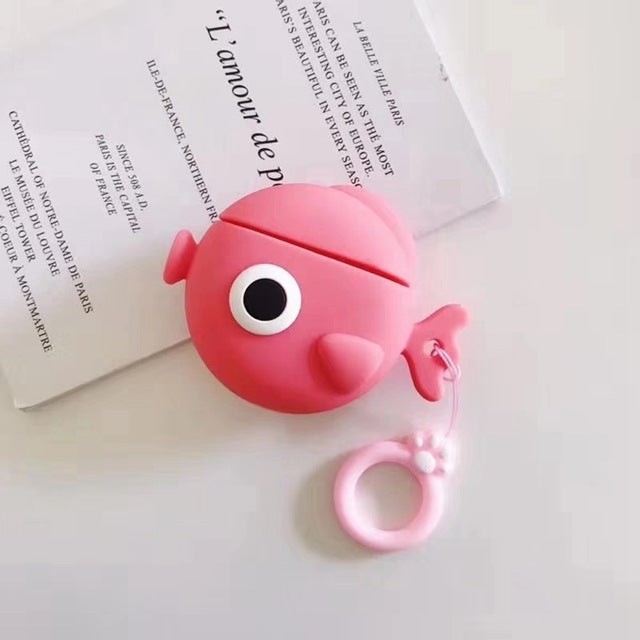 Cute Animals Silicone AirPod Cases - phosos store