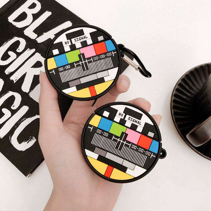 Retro Vision Silicone AirPods Case - phosos store
