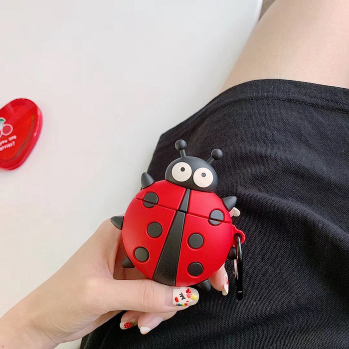 Ladybug Silicone AirPods Case - phosos store