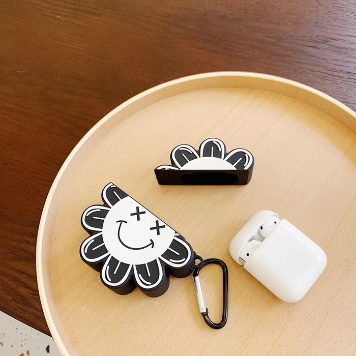 Happy Sunflower Silicone AirPods Case - phosos store