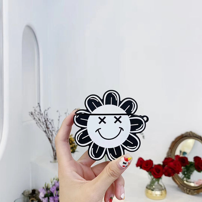 Happy Sunflower Silicone AirPods Case - phosos store