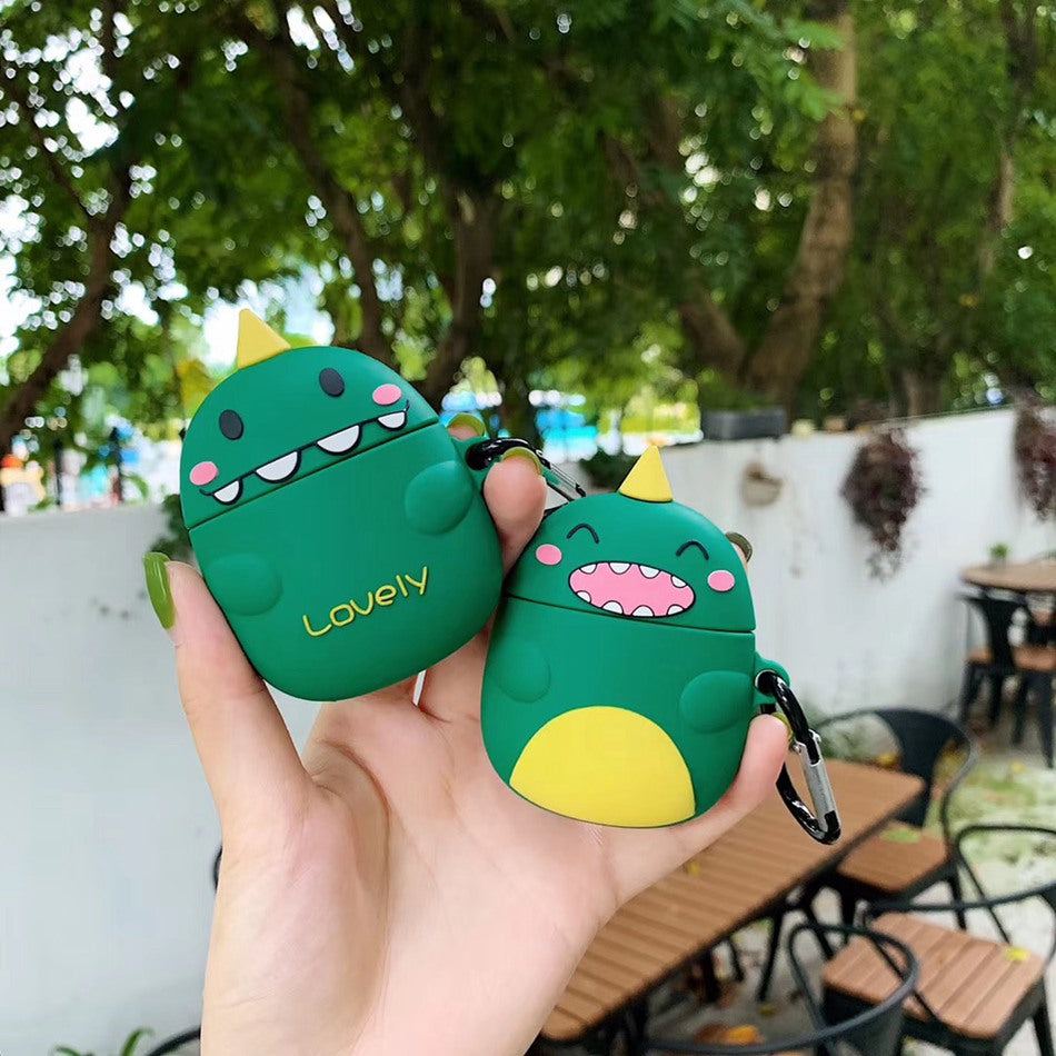 Cute Dinosaur Silicone AirPod Cases - phosos store