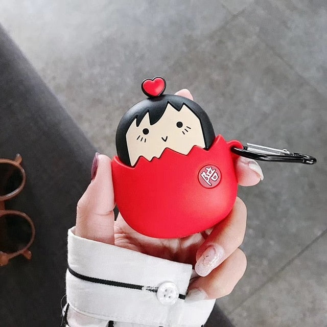 Human Egg Silicone Airpods Case - phosos store