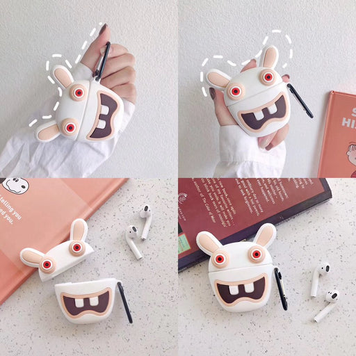 Rabid Rabbit Silicone AirPod Case - phosos store