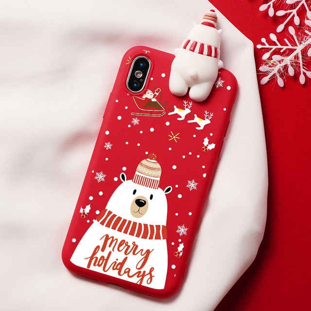 Christmas Cartoon Phone Case - phosos store
