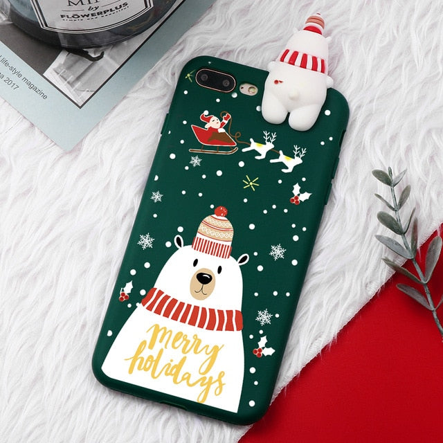 Christmas Cartoon Phone Case - phosos store