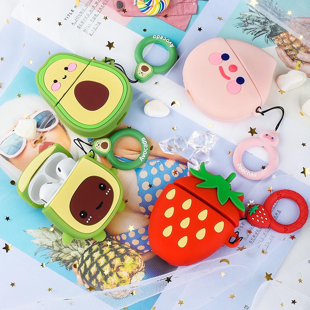 Cute Fruit Silicone AirPod Cases - phosos store