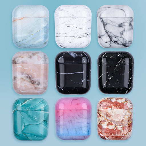 Marble Pattern Protective AirPods Case - phosos store