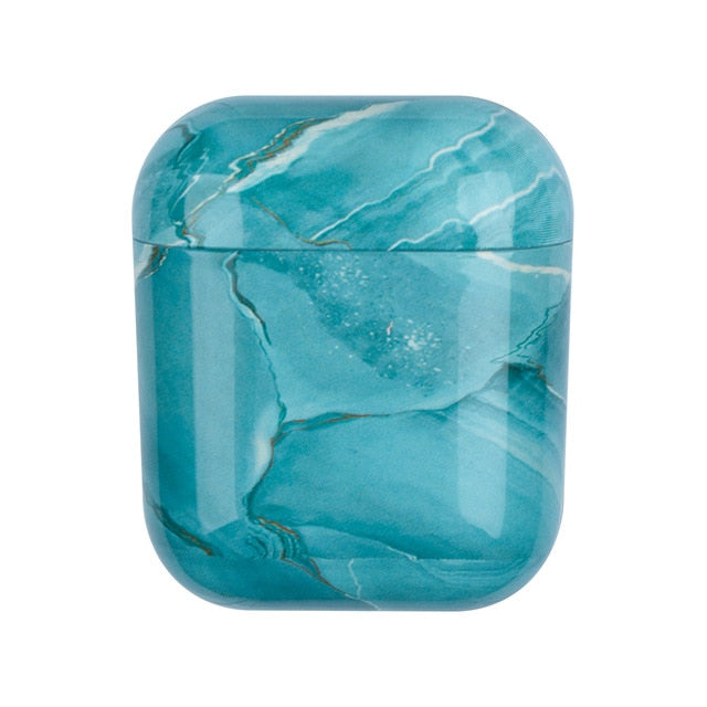 Marble Pattern Protective AirPods Case - phosos store