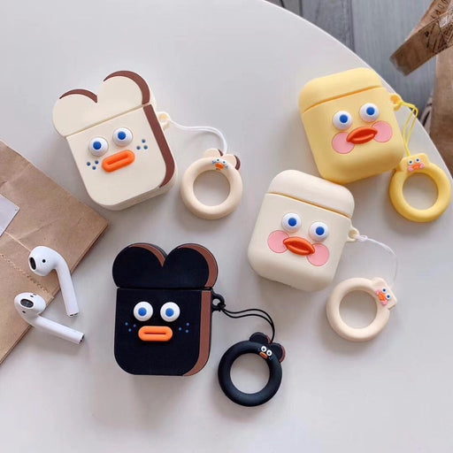 Bread Face Silicone AirPod Cases - phosos store
