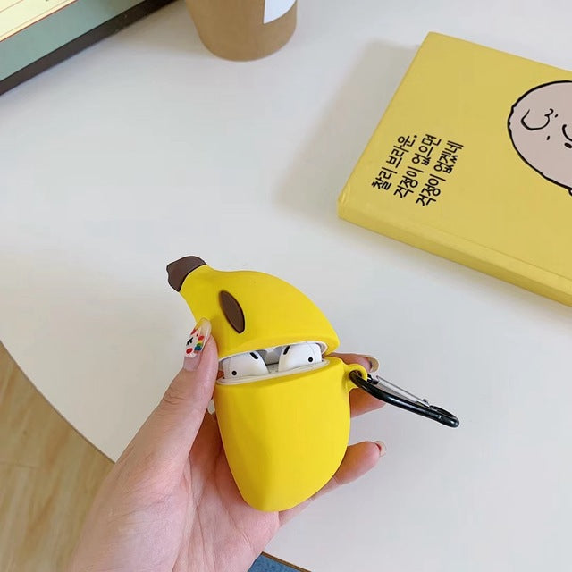 Silicone Banana AirPods Case - phosos store