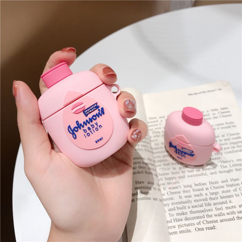Johnson's Baby Lotion Silicone AirPods Case - phosos store
