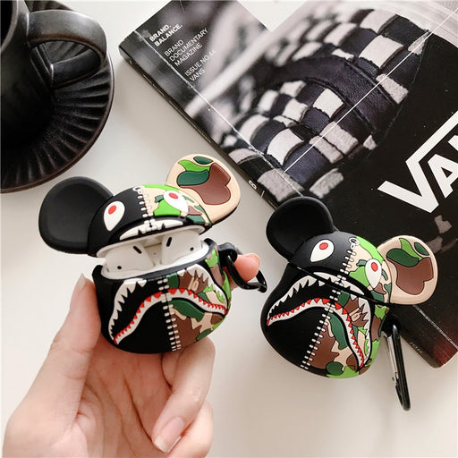A Bathing Ape Silicone AirPods Case - phosos store