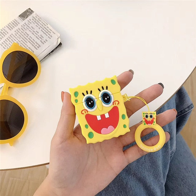 SpongeBob and Patrick Silicone AirPod Cases - phosos store