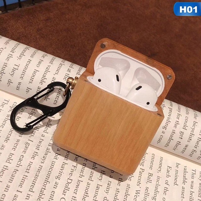 Wooden Protective AirPods Case - phosos store