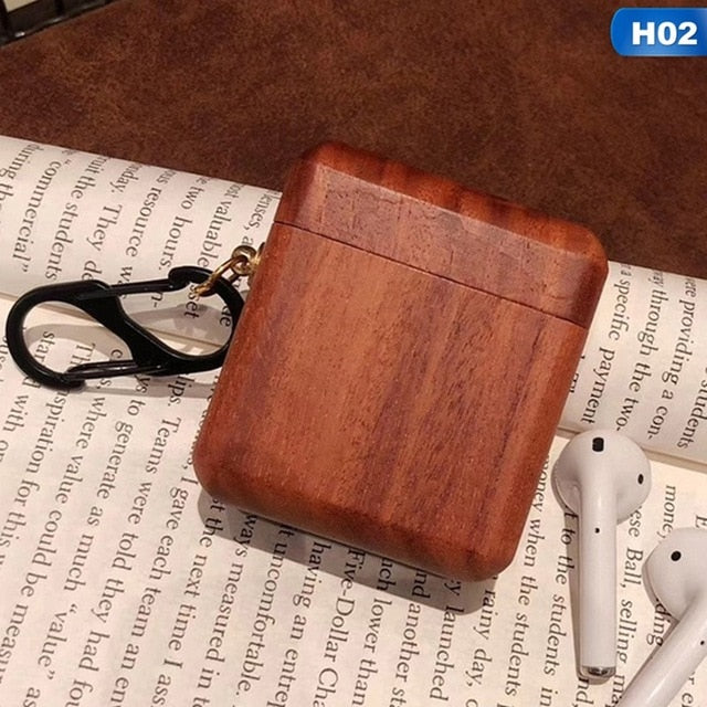 Wooden Protective AirPods Case - phosos store