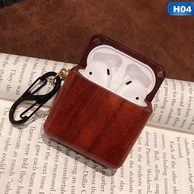 Wooden Protective AirPods Case - phosos store