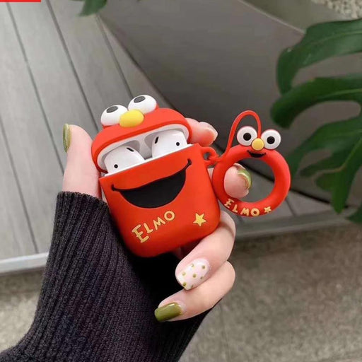 Sesame Street Inspired Silicone Airpods Case - phosos store