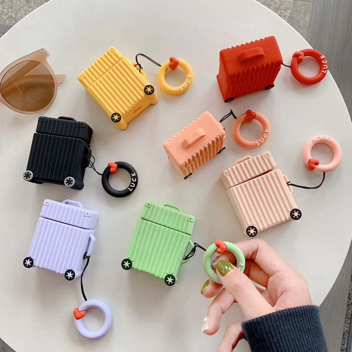 Cute Luggage Silicone AirPod Cases - phosos store
