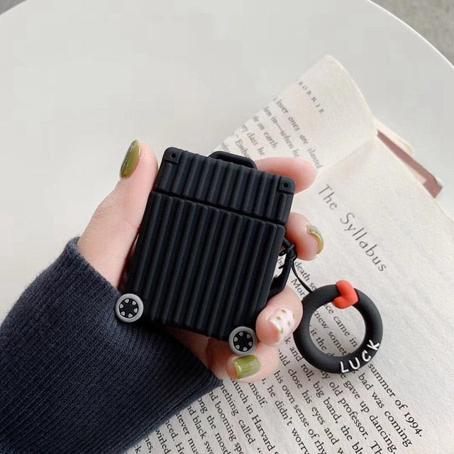 Cute Luggage Silicone AirPod Cases - phosos store