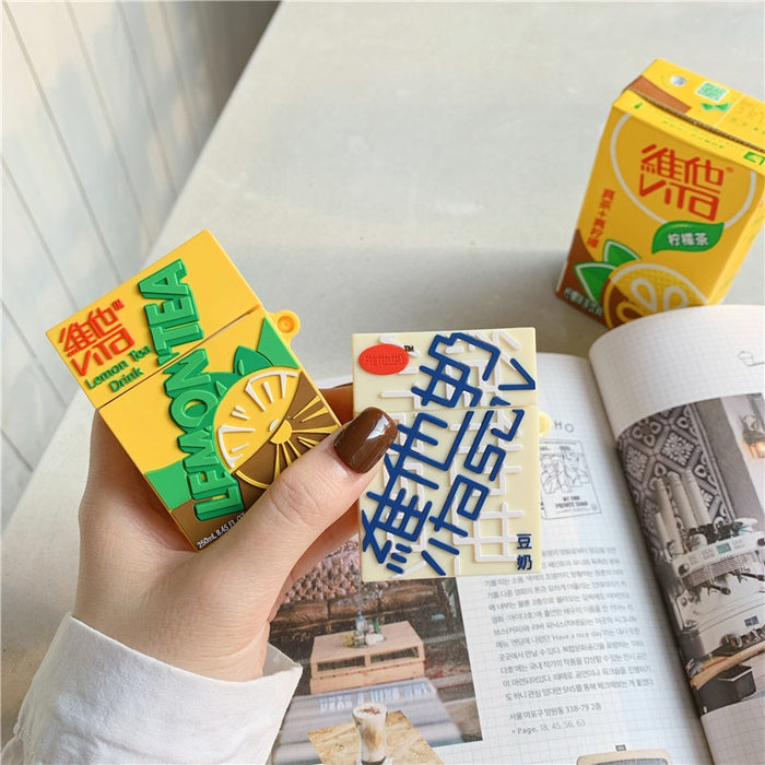 Lemon Tea Silicone AirPods Case - phosos store