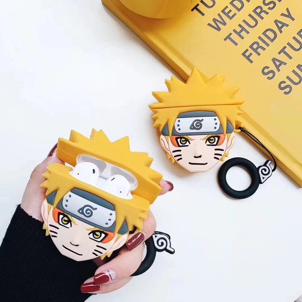 Naruto Uzumaki Silicone AirPods Case - phosos store